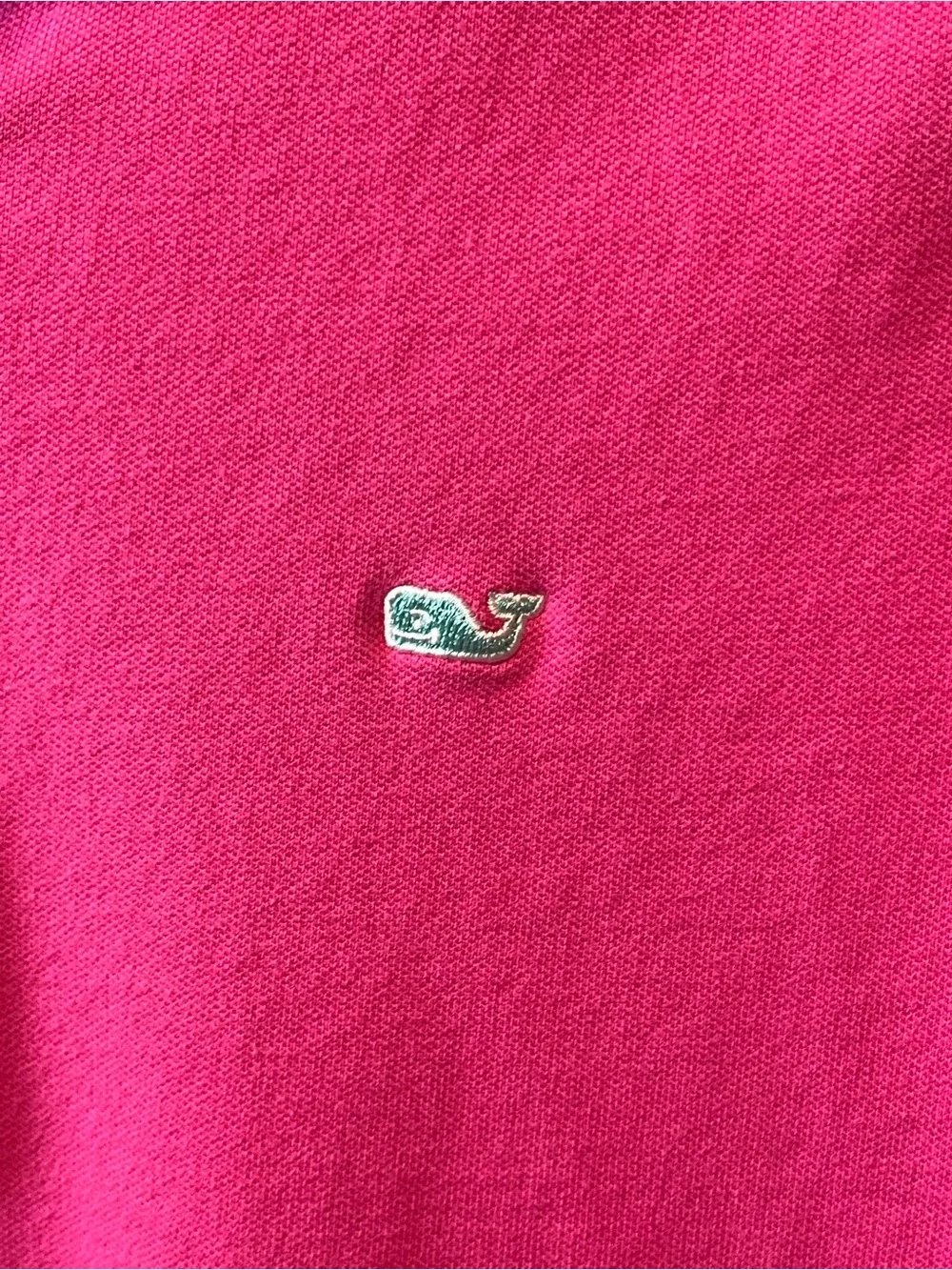 Vineyard Vines Pink Cotton Spandex Short Sleeve Polo Shirt Women’s Size Medium